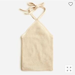 J.Crew Cotton-cashmere halter sweater-tank cotton cashmere blend XXL NWT